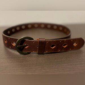 Dockers Genuine Leather Belt in Rich Brown